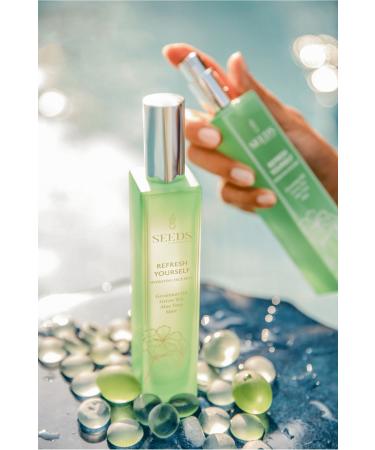 Seeds Moisturizing Revitalizing Face Mist - Geranium Aloe Vera Green Tea - 100 ml - Buy Online on GoSupps.com
