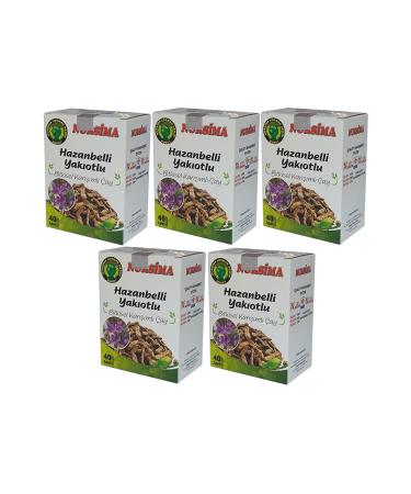 Nursima Hazanbelli Herbal Mixed Tea with Fuel 40 Filter Bags 5 Boxes
