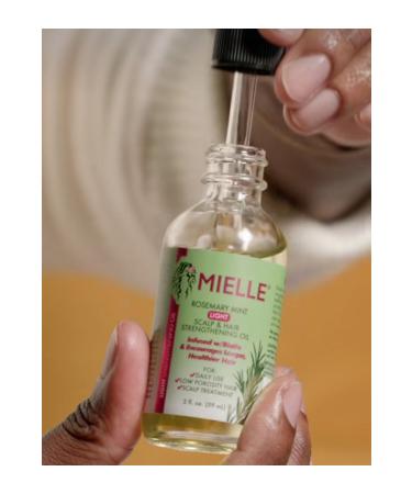 MIELLE Rosemary Rosemary and Mint Hair Strengthening Serum Oil Effective Against Hair Loss Hair Care Oil 59 - Buy Online on GoSupps.com