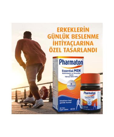 Pharmaton Essential Men 30 Tablets - Buy Online on GoSupps.com