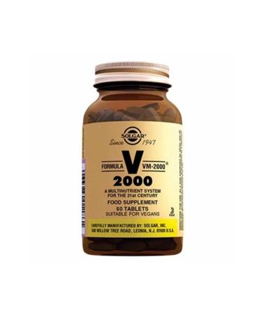 Solgar Vm 2000 Multi Vitamin 60 Tablets - Buy Online on GoSupps.com