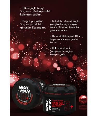NISHMAN 24 Hours Effective Ultra Hold Gummy Jelly 5 300 ml - Buy Online on GoSupps.com