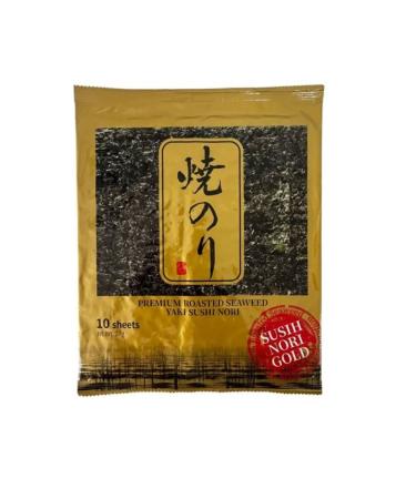 Natural Nori Seaweed 10 Sheets 24-25 Gr