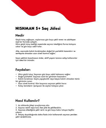 NISHMAN 24 Hours Effective Ultra Hold Gummy Jelly 5 300 ml - Buy Online on GoSupps.com
