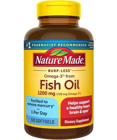 Nature Made Omega 3 Fish Oil 1200 Mg 120 Softgel
