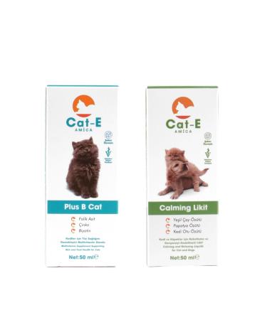 AMICA CAT-E CALMING LIQUID DROPS & B PLUS DROPS SET OF 2 - Buy Online on GoSupps.com