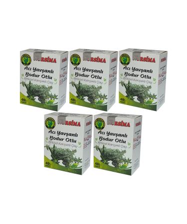 Nursima Bitter Yav anl Dwarf Herbal Mixed Tea 40' Filter Bags 5 Boxes