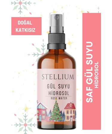 STELLIUM Rose Water Hydrosol 0 Natural Rose Water Tonic Oil-Free 100 Ml - New Year Gift