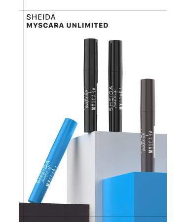 Sheida Natural Formula Long Look and Volumizing Lash Extension Mascara - Blue - Buy Online on GoSupps.com