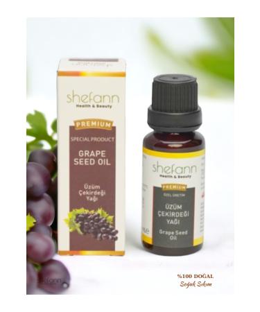 Shefann Grape Seed Oil 20 ml Cold Pressed