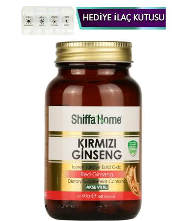 Shiffa Home Red Ginseng and 60 Capsules 850 Mg