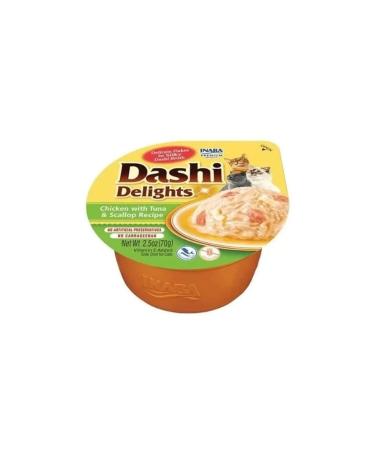 Inaba Ciao Dashi Delights Tuna Chicken and Scallop Cat Soup 70 gr