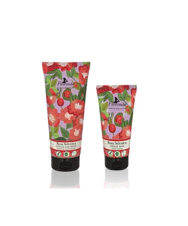 Florinda Rosa Selvatica Shampoo Shower Gel 200ML and Rosa Selvatica Hand Cream 75ML Set