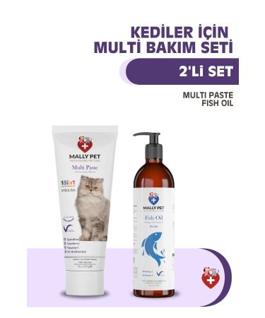 teknotrust Multi Care Set for Cats (Multi Paste + Fish Oil) 2 Piece Set