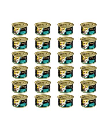 Gimcat Shiny Cat in Jelly Chicken and Shrimp Adult Cat Canned Food 70 Gr (24 PIECES)
