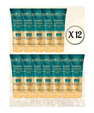 Bioxcin Keratin & Argan Repairing Hair Care Cream 250 ml Hair care cream for all hair types (12 PIECES)