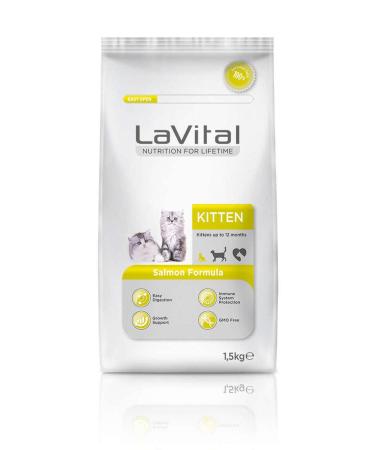 teknotrust Lavital Kitten Salmon Cat Food - 1.5 Kg 106008