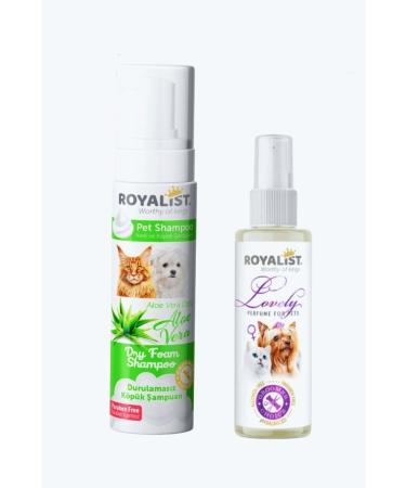 Teknotrust No-rinse Aloe Vera Foam Shampoo + Perfume Set for Dogs and Cats