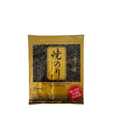SEA FOOD Dried Seaweed (Sushi Nori Gold) 10 Sheets 27 Gr - Buy Online on GoSupps.com