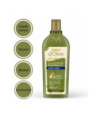 Dalan D'olive Natural Olive Oil Anti-Dandruff Shampoo 400 ml - Buy Online on GoSupps.com