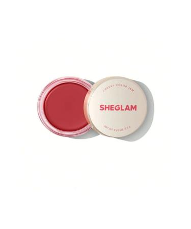 SHEGLAM Cheeky Color Jam-afternoon Peach 6 Shades Multi-use Cream Blush Lip Cream