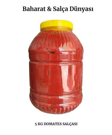 Haslider Spice Hatay Tomato Paste 5 Kg Can