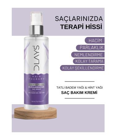 DLAYS Hair Therapy Care & Repair Leave-In Conditioner 160 ml Sweet Almond Oil / Castor Oil