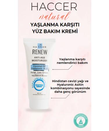 Haccer Renew Anti-Age Face Care Cream 60 ml - Buy Online on GoSupps.com