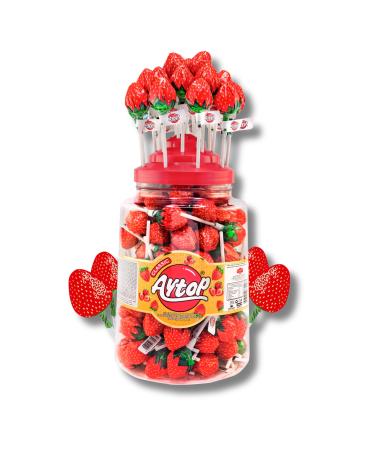 AYTOP Strawberry Lollipop 14 Gr x 100's