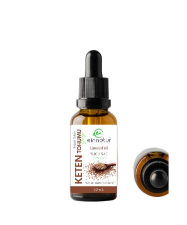 EinNatur Linseed Oil 0 Pure Linseed oil Cold pressed 30 ml