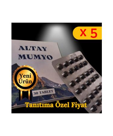 ALTAY MUMYO Pure Mumiyo 30 Tablets Set of 5