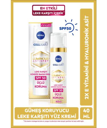 NIVEA Luminous630 Anti-Blemish Day Face Cream 40ml Luminous630 Anti-Stretch Body Oil Serum 100ml - Buy Online on GoSupps.com