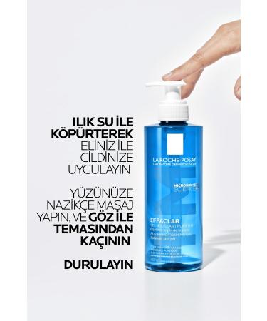 La Roche Posay Effaclar Oily Skin Cleansing Gel 400ml - Refill - Buy Online on GoSupps.com