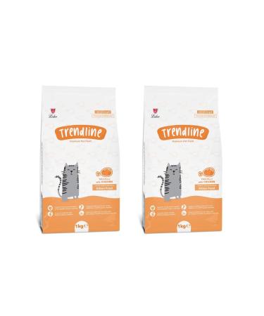 Trendline Kitten Chicken Kitten Cat Food 1 Kg 2 Pieces