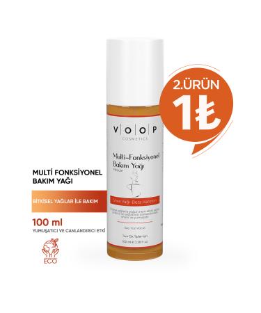 VOOP Multi Functional Care Oil 100 ml | Hair - Face - Body - Shea Butter Beta Carotene