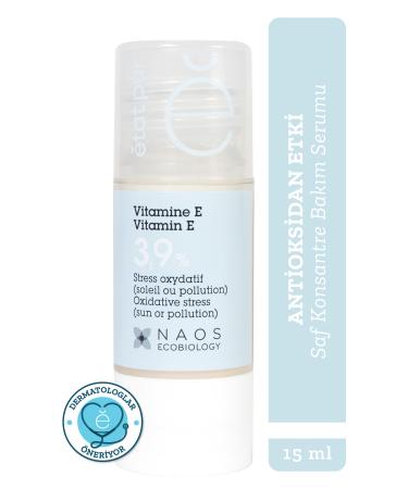 Etat Pur Pure Active Vitamin E Antioxidant Effective Moisturizing Pure Concentrate Care Serum 15 mL Dry Skin