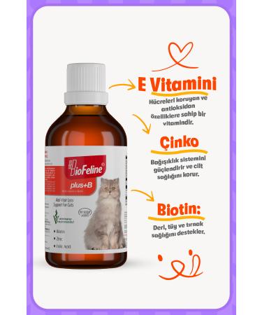 BioFeline Fish Oil & Biotin Drops | Feather Health and Nutritional Support for Cats - Buy Online on GoSupps.com