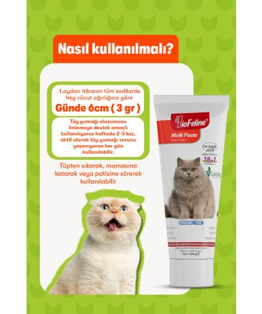 BioFeline Plus B for Cats 50ml & Multi Paste 100g | Cats' Fur Health and General Health Support Set - Buy Online on GoSupps.com