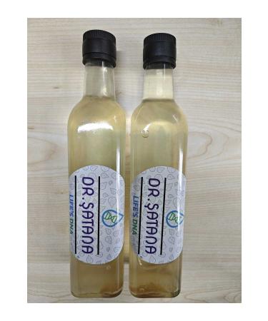 DR AZ Z ATANA 0 Natural Apple Cider Vinegar 2x500ml Glass Bottle