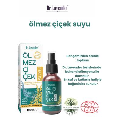 Dr. Lavender Immortelle Flower Water Anti-Aging & Skin Care Hair Care Anti-Aging Goldenrod Water 100 ML - Buy Online on GoSupps.com