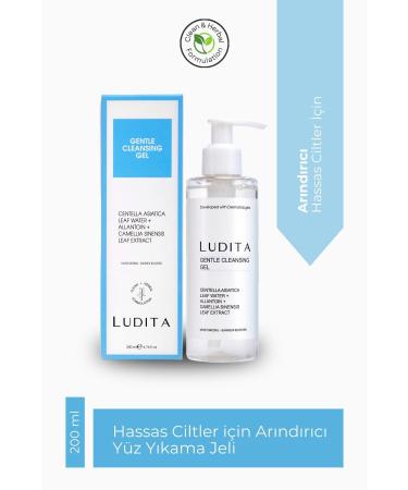 LUDITA Purifying Face Wash Gel for Sensitive Skin