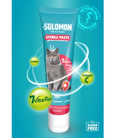 Solomon Sterile Paste 100 gr Vitamin and Mineral Malt Paste for Sterilized Cats - Buy Online on GoSupps.com