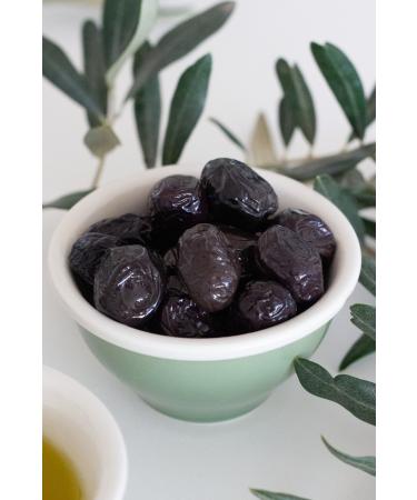 kozoliv Natural Gemlik Variety Oily Black Olives 400 gr Glass Jar - Buy Online on GoSupps.com