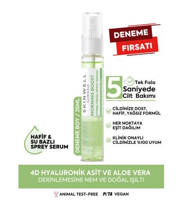 Skinwell Intensive Moisturizing Plumping Renewing Skin Care Serum (4D HYALURONIC ACID ALOE VERA) 25ml