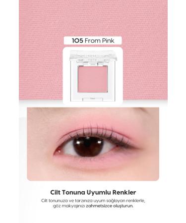 Missha Soft Textured Non-Falling Matte Single Eyeshadow Modern Shadow Matte (105 From Pink) - Buy Online on GoSupps.com