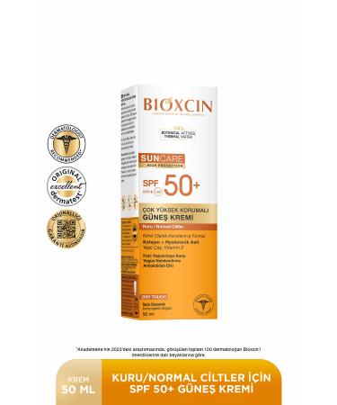 Bioxcin Sun Care Sun Cream for Dry Skin Spf 50 50 ml - Colored