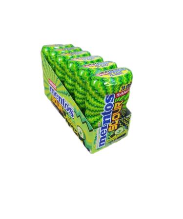 Mentos Sour Green Apple Sour Gum_56g x 6