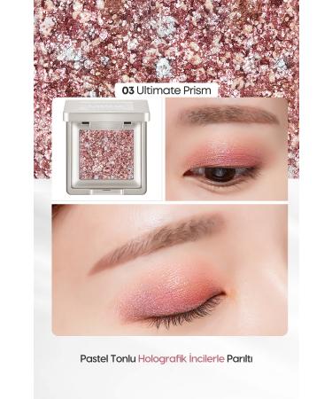 Missha Non-Clumping Handmade Holographic Glitter Eyeshadow Modern Shadow Glitter Prism (No.3 Ultimate Prism) - Buy Online on GoSupps.com