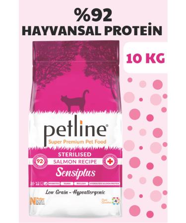 Petline Sterilized Neutered Salmon Cat Food 10 Kg