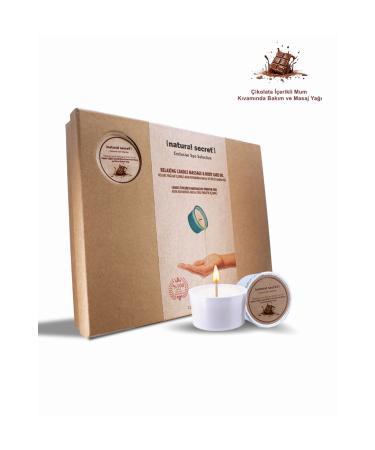 Natural Secret Chocolate Candle Massage & Body Care Oil 12x40 ml